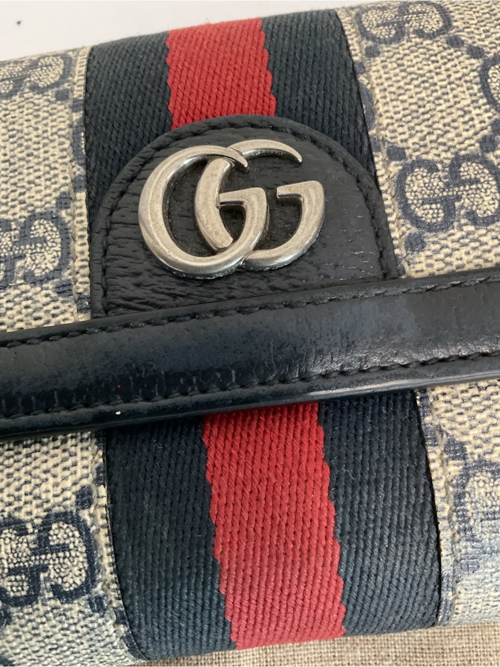 Gucci Wallet Ophidia GG Supreme Continental - Picture 11 of 14